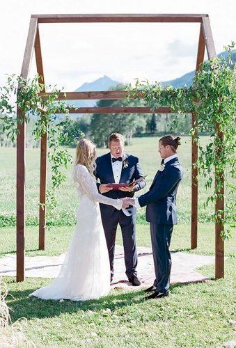 bohemian wedding photos wedding ceremony Shannon Von Eschen Photography