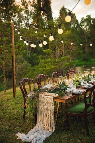 bohemian wedding receptions wedding reception Alicia Abbott Photography