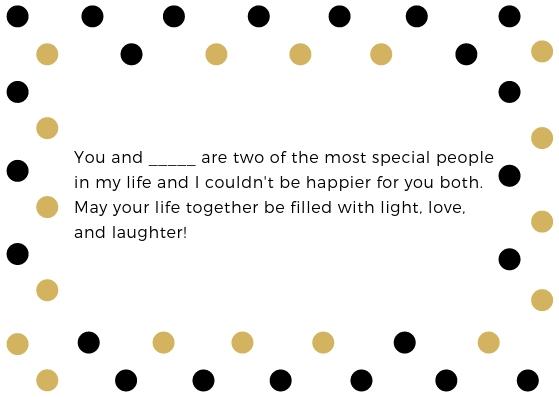 bridal shower wishes for friend