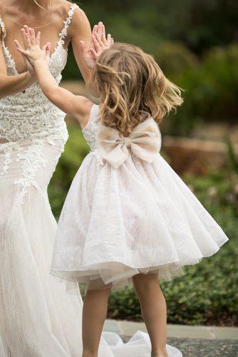 flower girl dresses with bow country naama and anat