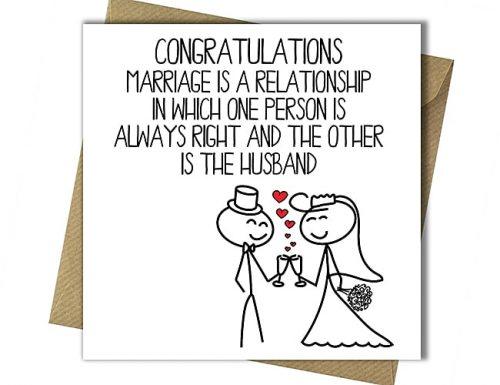  Wedding Card Sayings Funny 