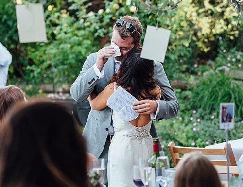 groom speech newlyweds bride and groom