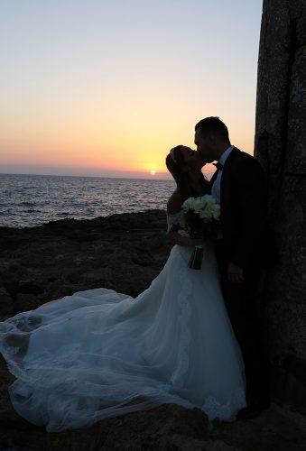 real wedding batroun lebanon kiss at sunset studio georges youssef
