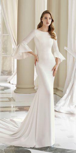 rosa clara wedding dresses mermaid with sleeves bateau neckline simple