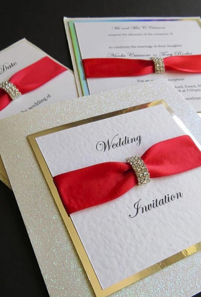 valentines day wedding ideas invitation with tape delightweddingstationery