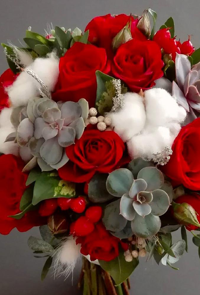 valentines day wedding ideas white red bouquet irena florist grodno
