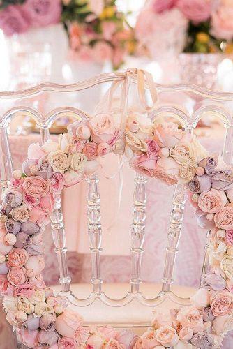 wedding colors 2019 dusty pink chair on reception decorate with roses flowers wreath eddiezaratsian1