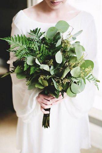 wedding colors 2019 olive green botanical bridal bouquet layers photo