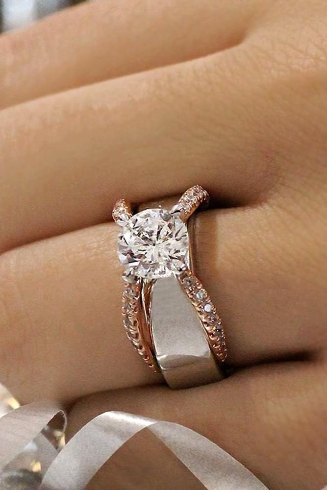 anniversary rings diamond engagement rings two tone diamond unique anniversary rings