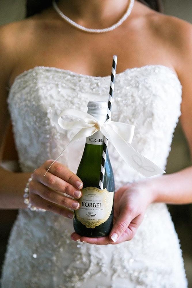 cheap wedding favors little alcohol drink Jasmine Lee Photography