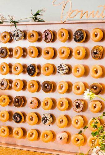 donut wedding decor trend donuts wall amy oboyle