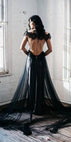 gothic wedding dresses open back vintage gwendolynne