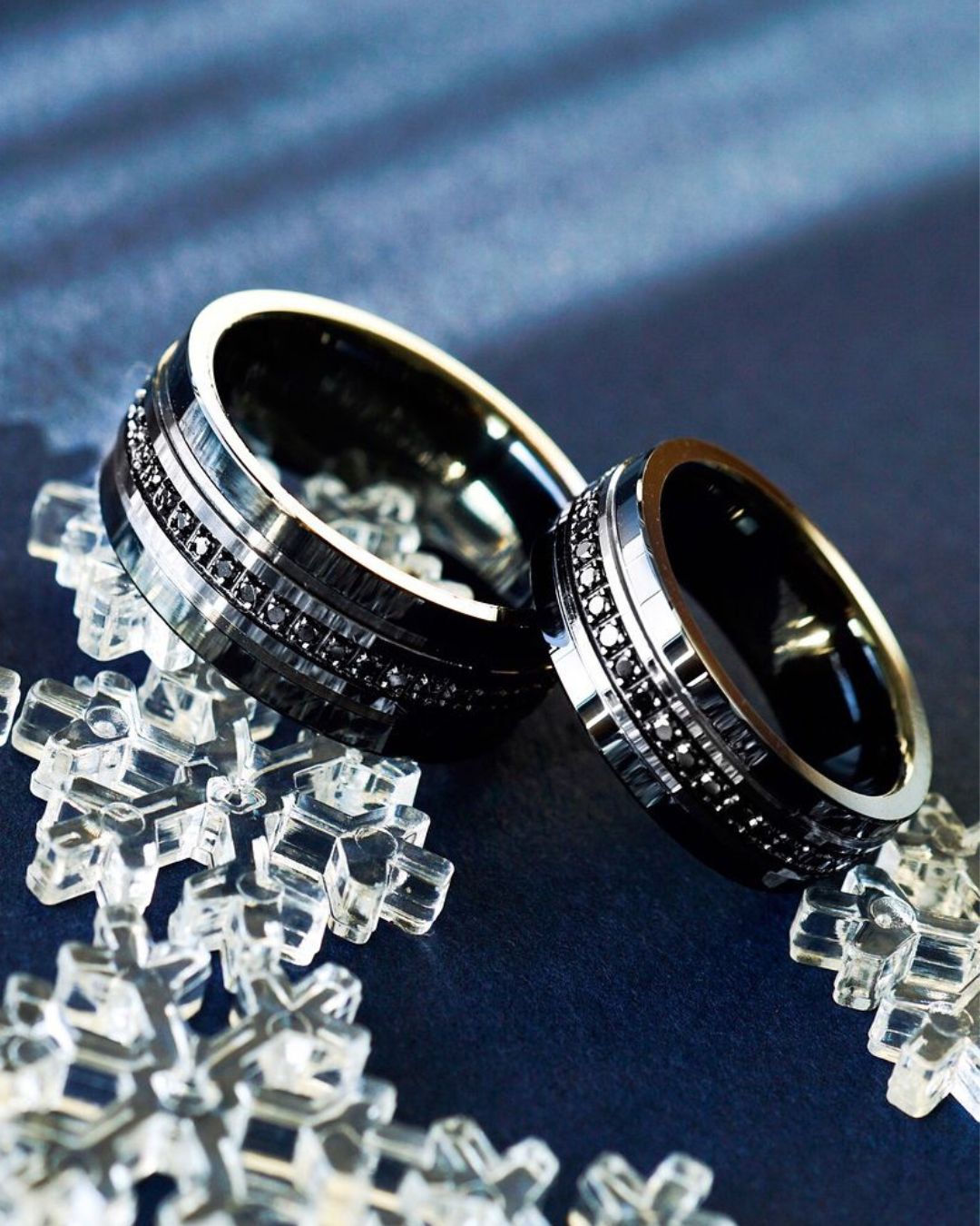 mens wedding bands black diamond rings1