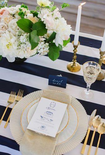 nautical wedding decor ideas table decor Jessmy