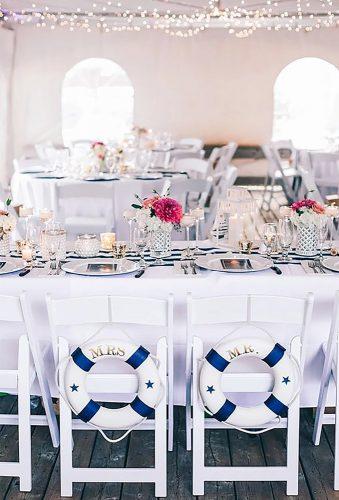 nautical wedding decor ideas wedding chair decor kamariageusa