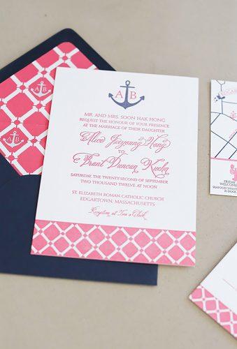 nautical wedding decor ideasred blue polygraphy Elizabeth Messina