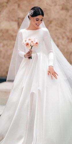 30 Simple  Wedding  Dresses  For Elegant Brides Wedding  Forward