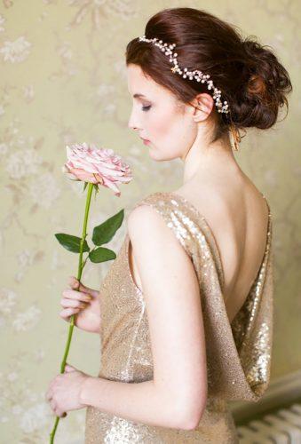 single stem wedding bouquets open rose Anneli Marinovich