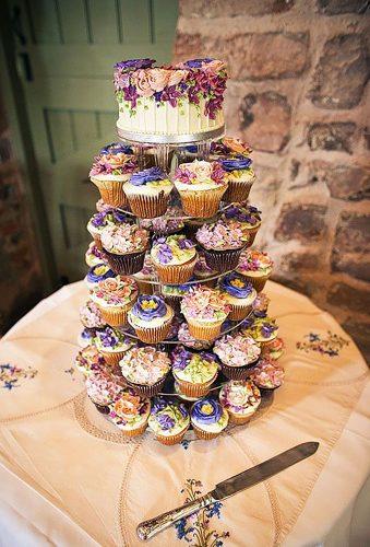 spring wedding cakes flower cake und cupcakes Lawson Photography
