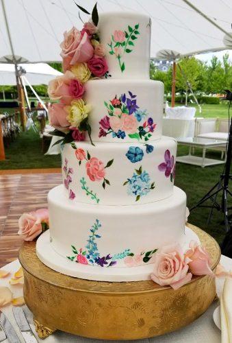 spring wedding cakes tender watercolor cake bellaedolce