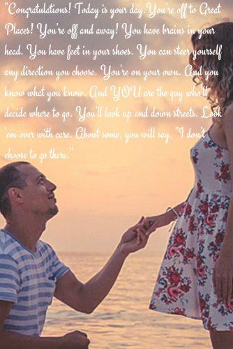 wedding readings funny couple romantic proposal