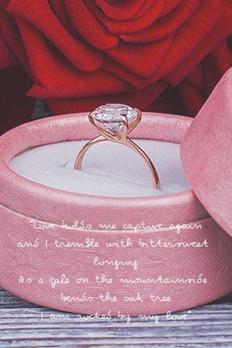 wedding readings unique engagement ring engagement box