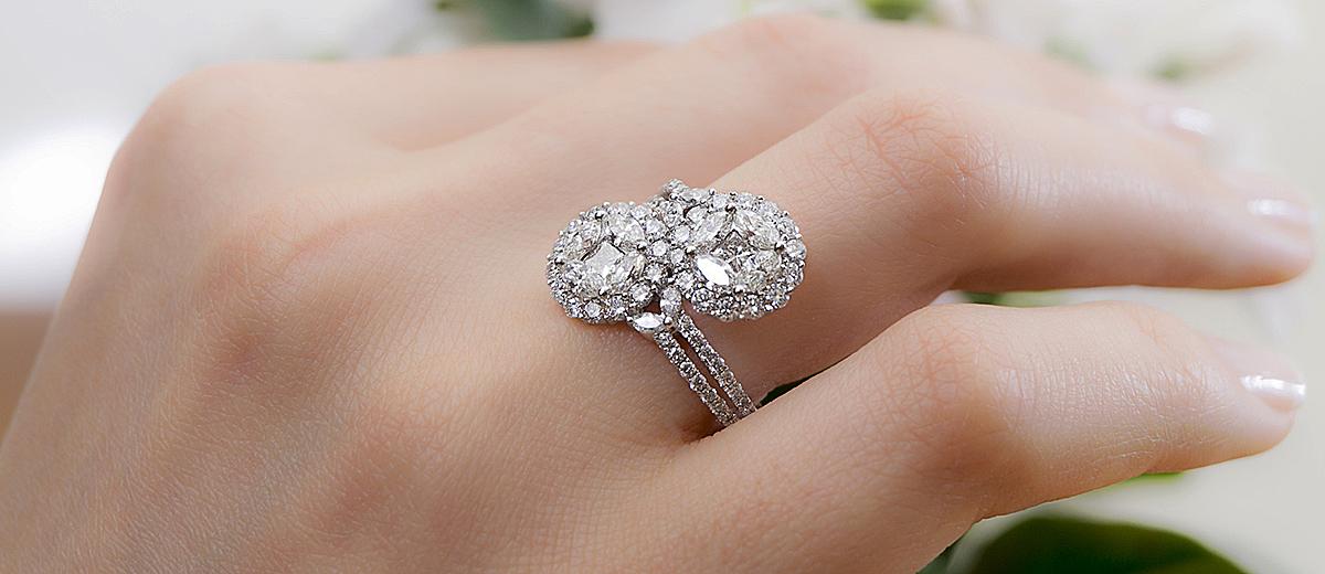 zodiac engagement rings hand with ring diamond featured