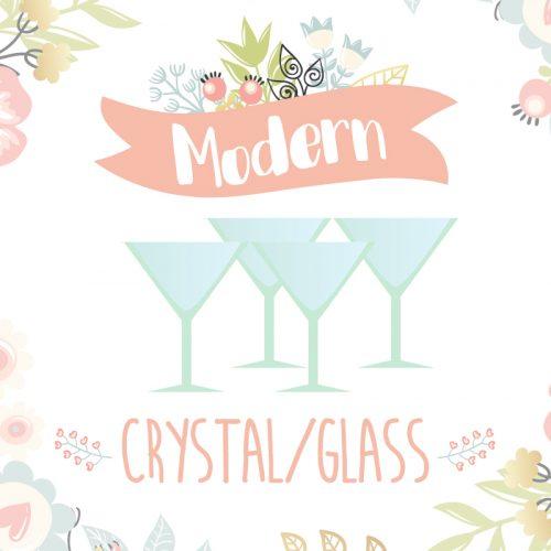 anniversary gifts by year 3 crystal