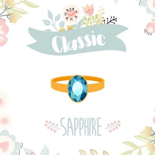 anniversary gifts by year 45 sapphire