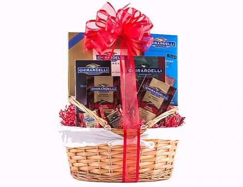 anniversary gifts by year chocolate basket