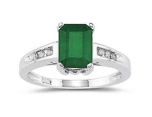 anniversary gifts by year gold and emerald ring