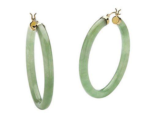 anniversary gifts by year jade hoop earrings