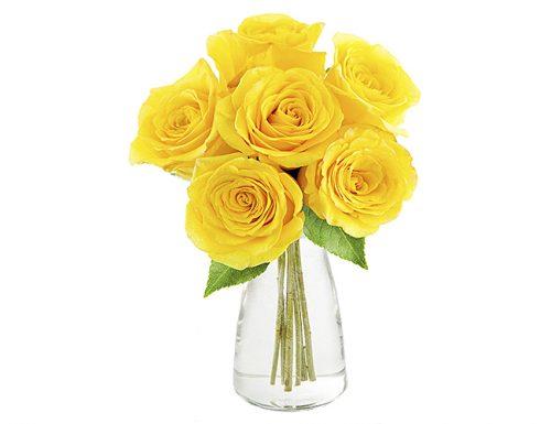 anniversary gifts by year yellow roses bouquet