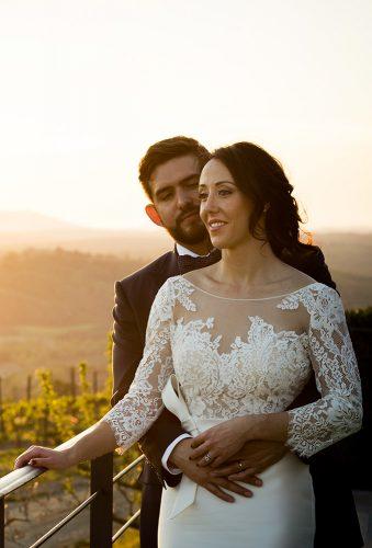 castello banfi il borgo bride and groom at sunset flavio bandiera