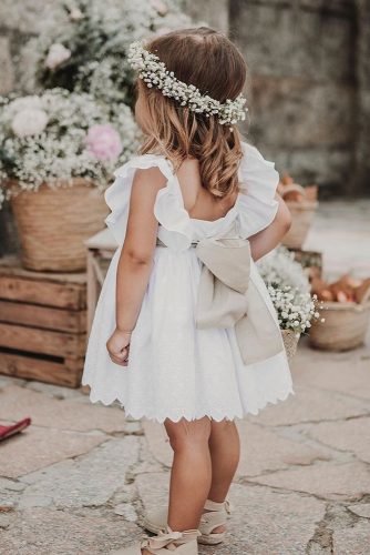 simple flower girl dress