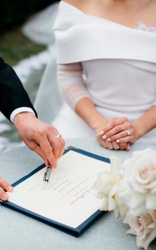 how to change your name bride groom couple smile celebrantsallyhughes