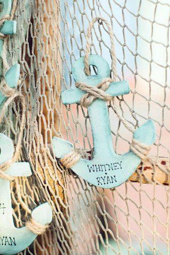 nautical wedding décor ideas anchors in rope net j photography