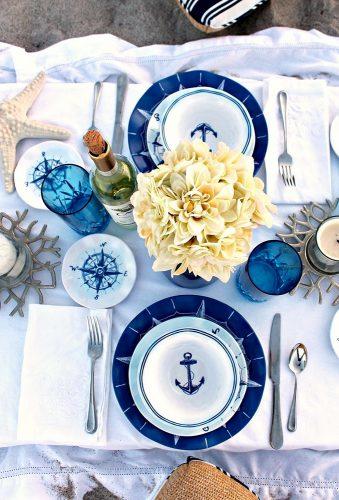 nautical wedding decor ideas table decor shopqhome