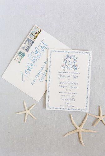 nautical wedding decor ideas wedding invitations Lucy Cuneo Photography