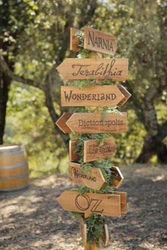park wedding big bosg reception sign Pepper Nix Photography