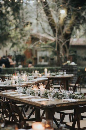 park wedding candle table decor Essence Photography