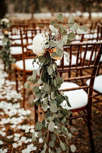 park wedding chair decor white flower 28 North Photography