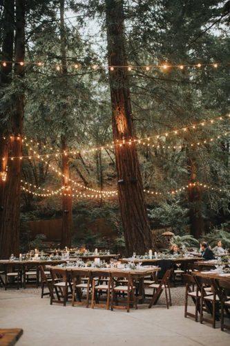 park wedding lamps in reception Essence Photography