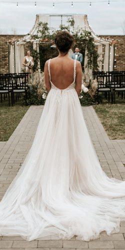 simple wedding dresses a line low back country therealm
