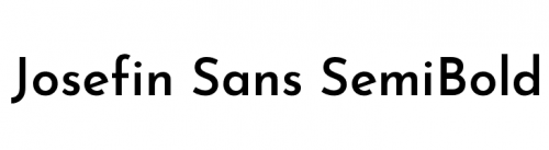 wedding fonts Josefin Sans SemiBold