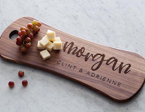 wedding gift ideas custom cheese board