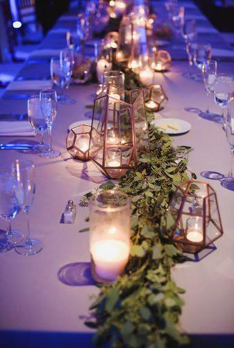 whimsical wedding decor ideas candle table decor Hannah Gunnell
