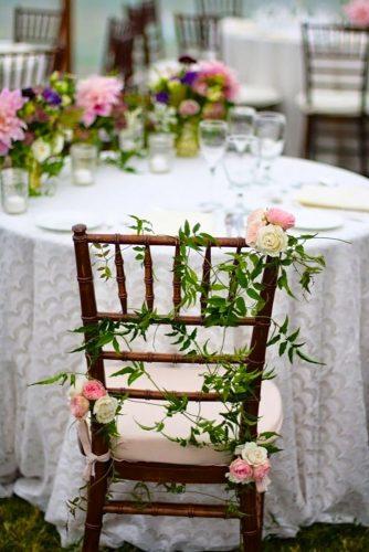 whimsical wedding decor ideas chair decor Sebesta Design