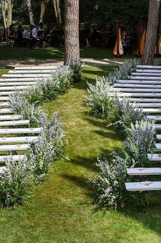 whimsical wedding decor ideas unususal aisle Caroline Tran