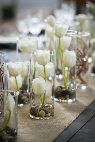 whimsical wedding decor ideas white tultps IJ Photo